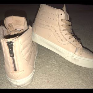 High-top Salmon Vans